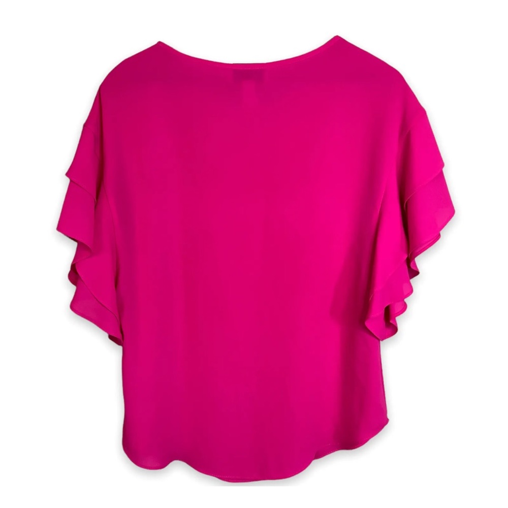 Joseph Ribkoff Ruffle Sleeve Top - Picture 6 of 7